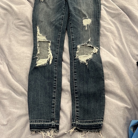 A&F skinny ripped jeans high rise - Picture 2 of 4